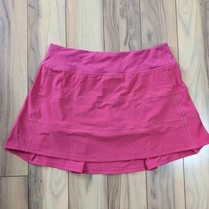 EUC! Lululemon Pace Rival Skirt In Pink Size 8